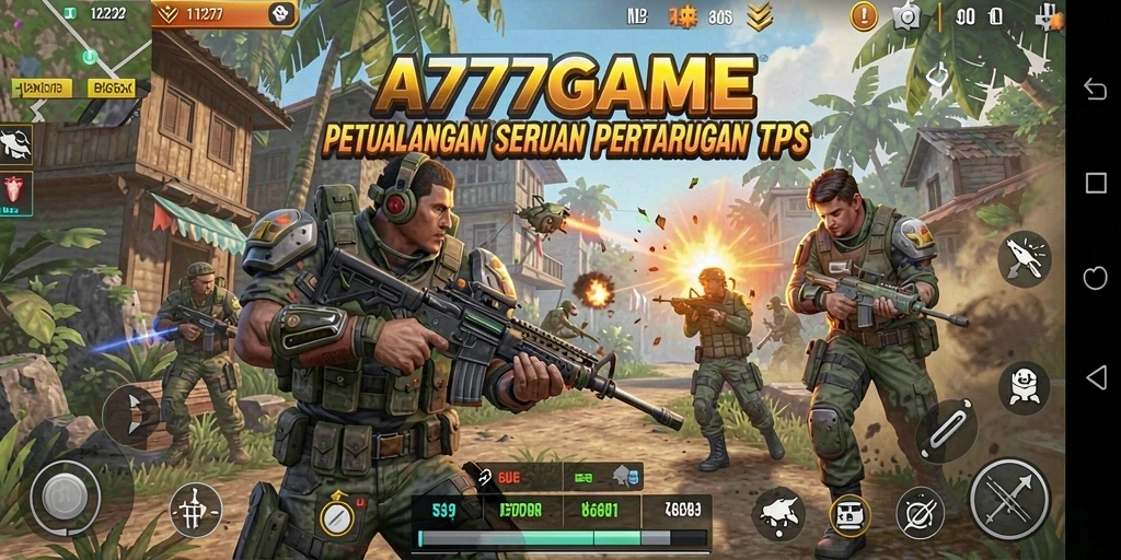 Tampilan gameplay seru dan intens dalam A777GAME yang memikat.