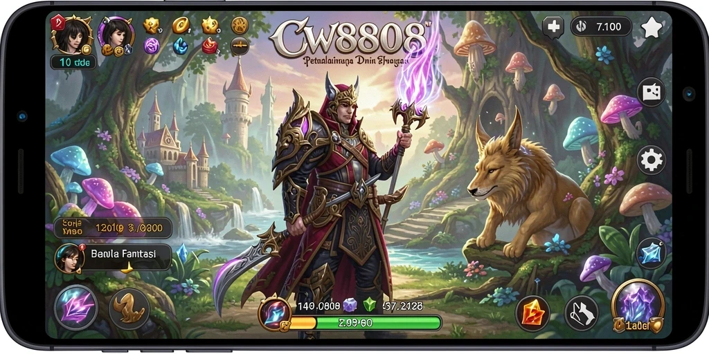 Tangkapan layar gameplay <strong>CW8888</strong> yang menunjukkan aksi petualangan seru.