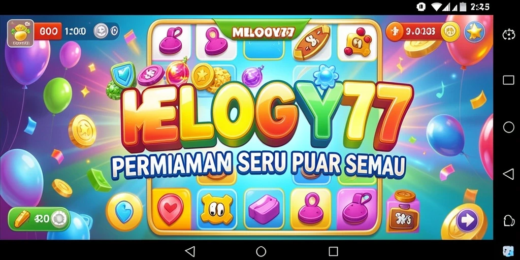 Tampilan gameplay seru bermain Bingo di MELODY77.