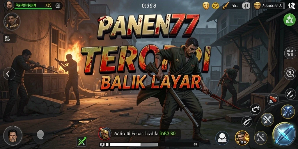 Screenshot gameplay menakutkan dari PANEN77 di lokasi angker.
