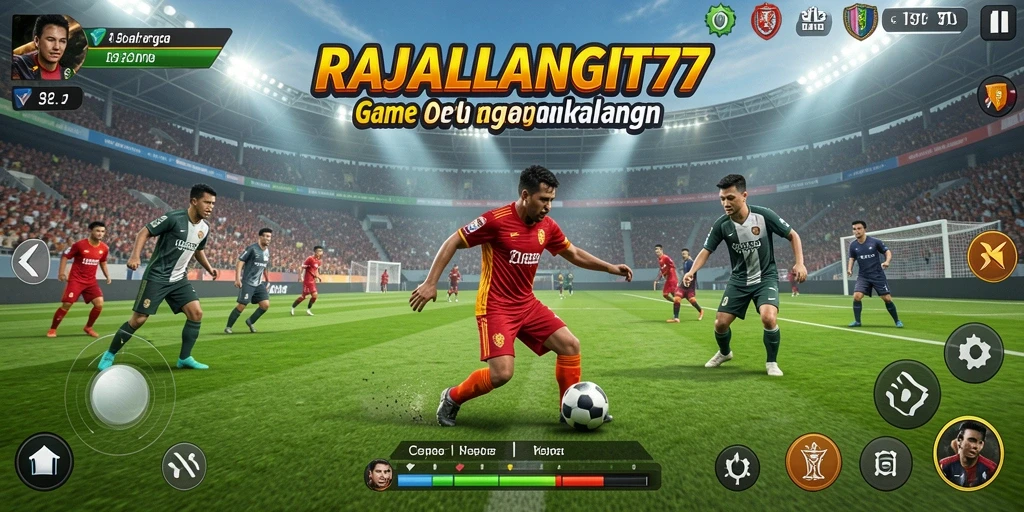 Tampilan gameplay yang menarik dari RAJALANGIT77 saat pertandingan berlangsung.