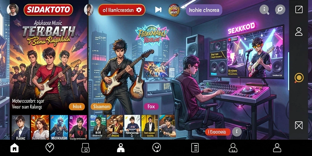 Screenshot menampilkan pengguna bernyanyi dengan antusias menggunakan SIDAKTOTO.